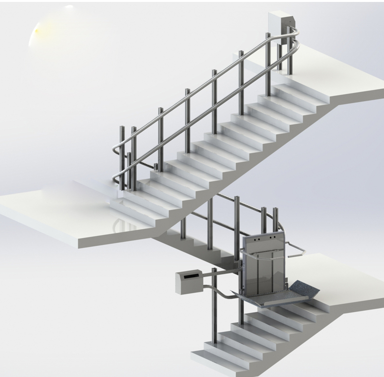斜挂轮椅升降机